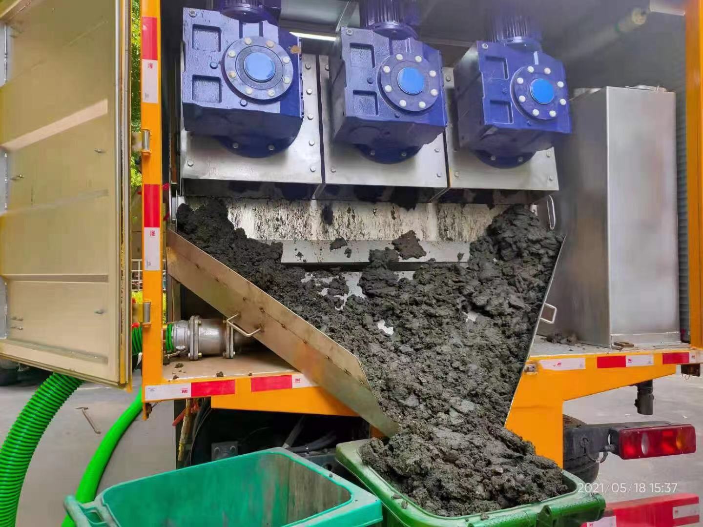 北泉镇化粪池清掏城市维护站-泥浆净化干湿分离处理